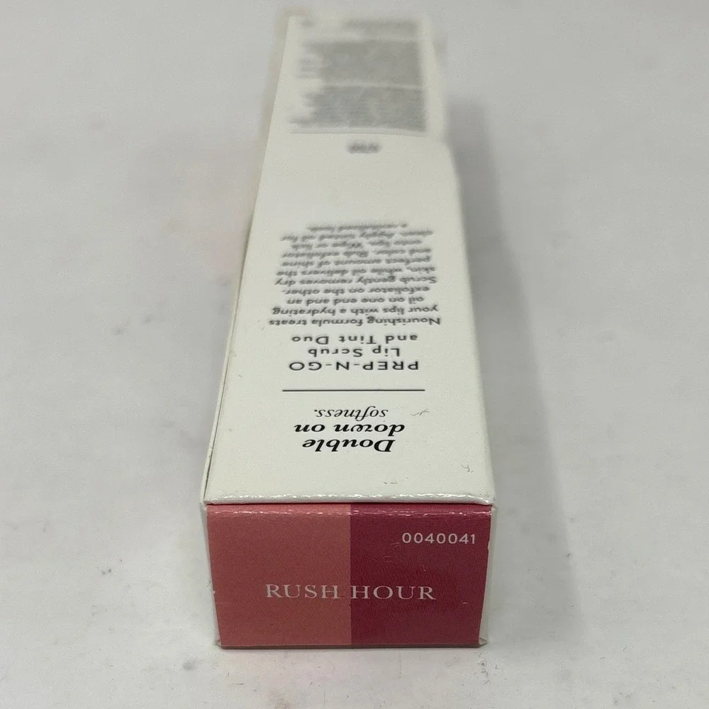 Laura Geller Prep-N-Go Lip Scrub and Tint Duo‎ Rush Hour Pink New In Box
